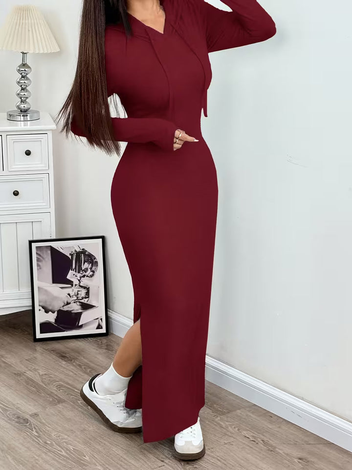 Dahye - Robe Longue À Manches Longues Et Capuche