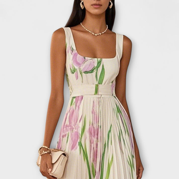 Tressa - Robe À Fleurs Sans Manches Élégante