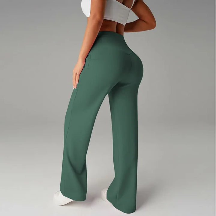 Alimatou - Pantalon Droit À Jambes Larges