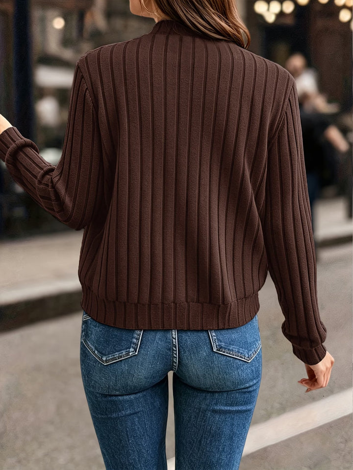 Nalia - Veste en Maille À Manche Unique