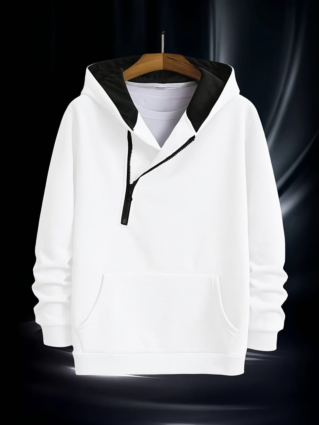 Jaylen - Sweat À Capuche À Manches Longues Et Demi Zip