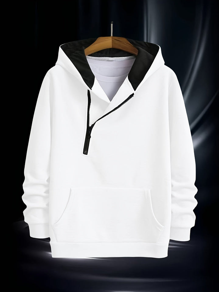 Jaylen - Sweat À Capuche À Manches Longues Et Demi Zip