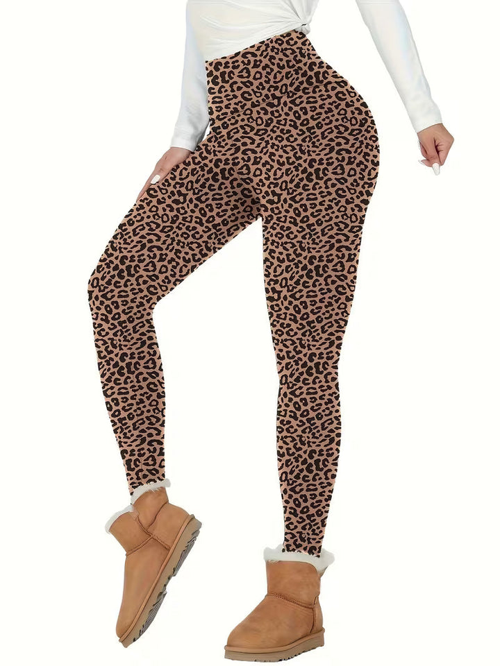 Linzay - Leggings Taille Haute Doublés De Polaire Thermique