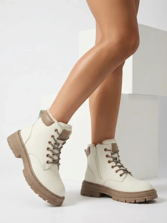 Alosia - Bottines à Lacets et Semelles épaisses