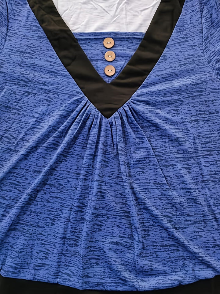 Grisel - T-shirt Évasé Élégant