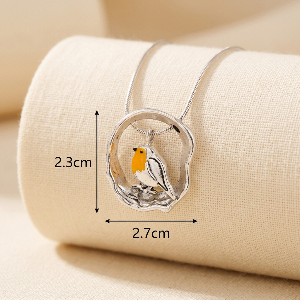 Lien - Collier Avec Pendentif Robin