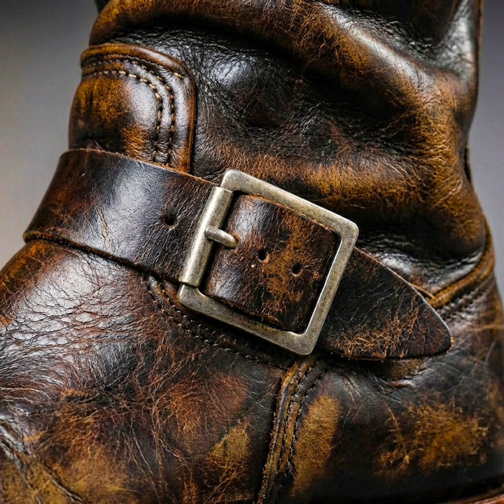 Quade - Bottines en Cuir Vintage