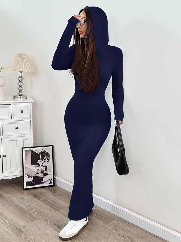 Dahye - Robe Longue À Manches Longues Et Capuche