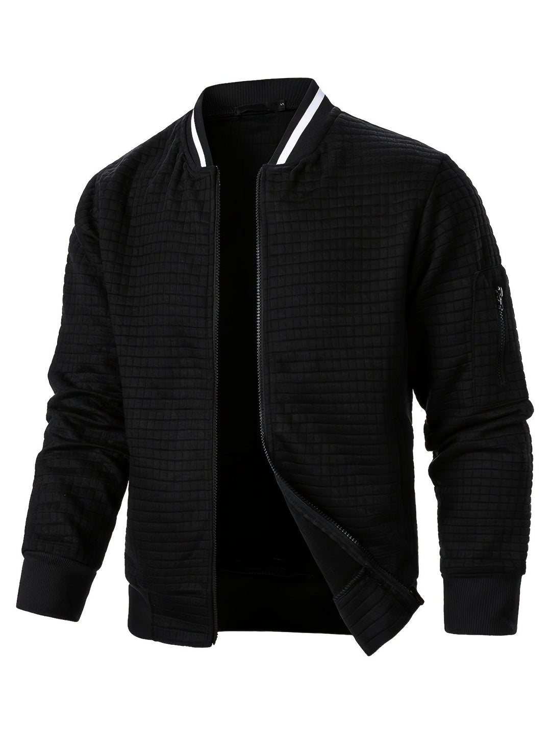 Benjie - Veste Cardigan À Col Montant Et Fermeture Éclair