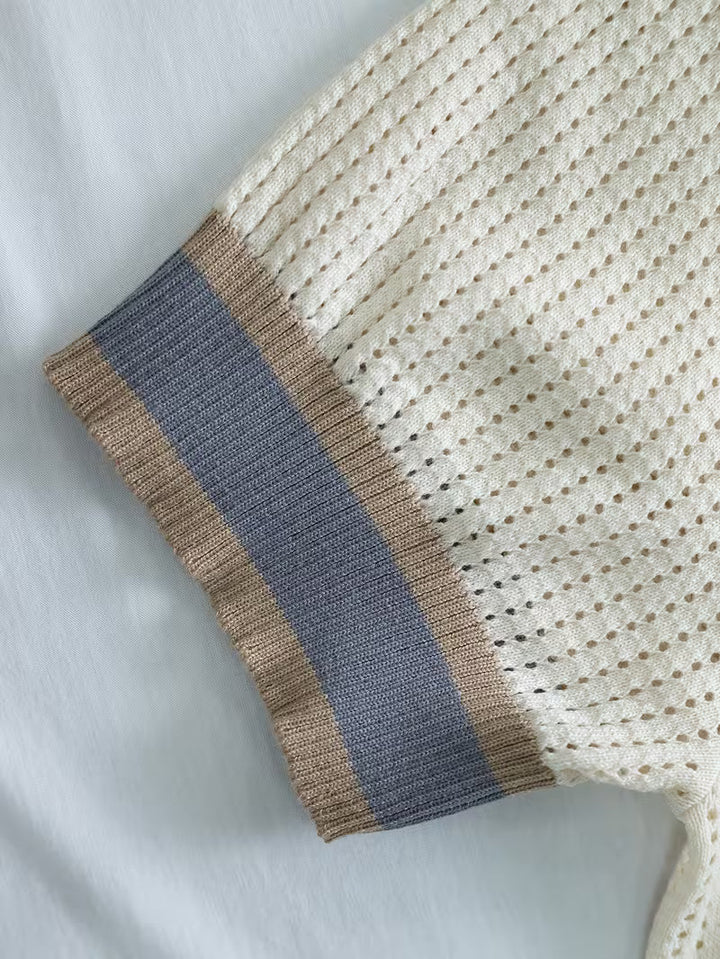 Walt - Chemise En Maille à Col à Revers