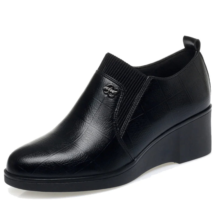 Switolina - Chaussures À Talons Compensés en Cuir Tendance