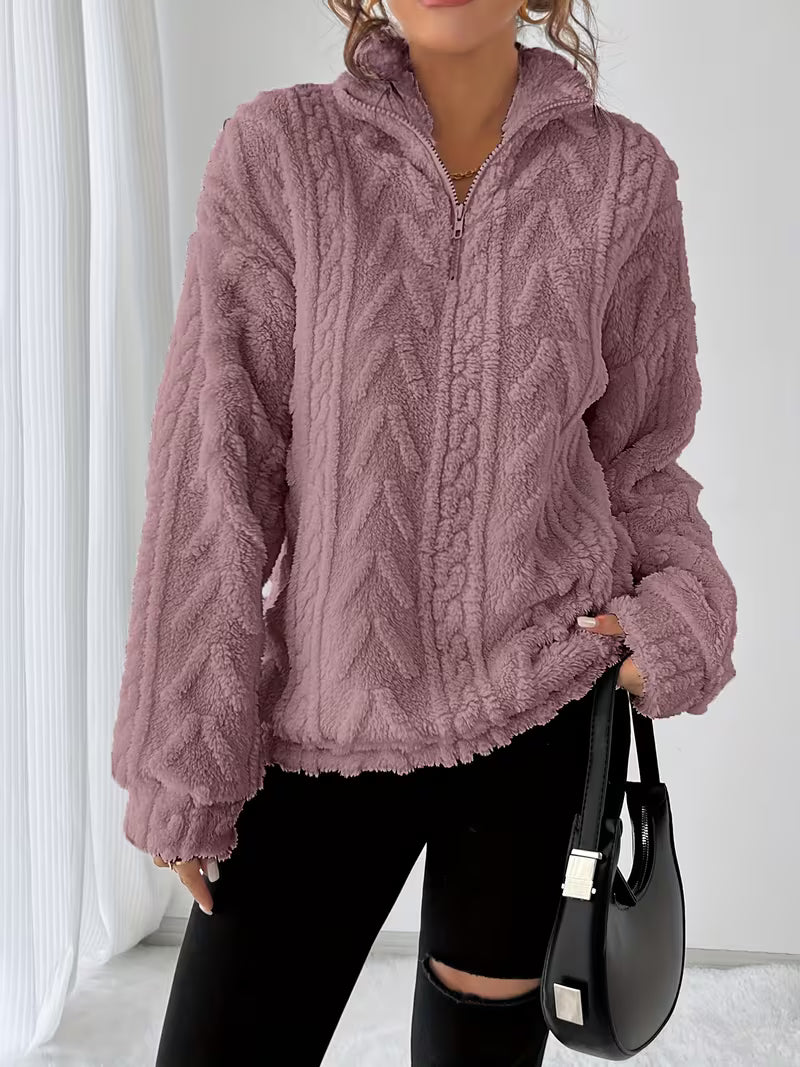 Nessia - Sweat-Chemise Polaire Chaud Et Polyvalent