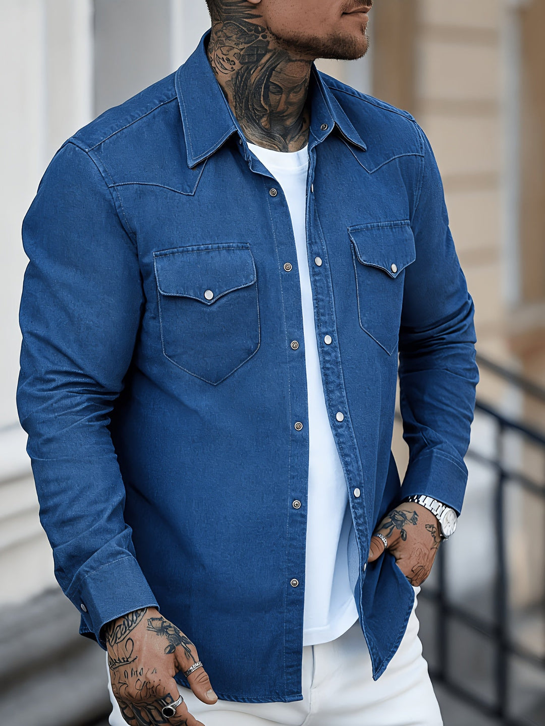 Zeynal - Casual Denim Shirt