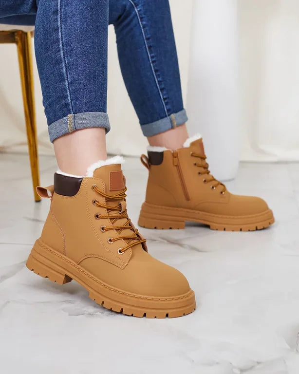 Alosia - Bottines à Lacets et Semelles épaisses