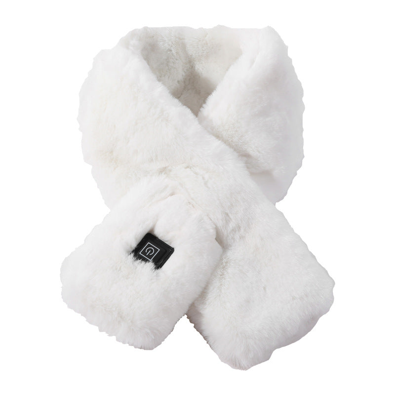 Zobia - Écharpe en Peluche Chauffante