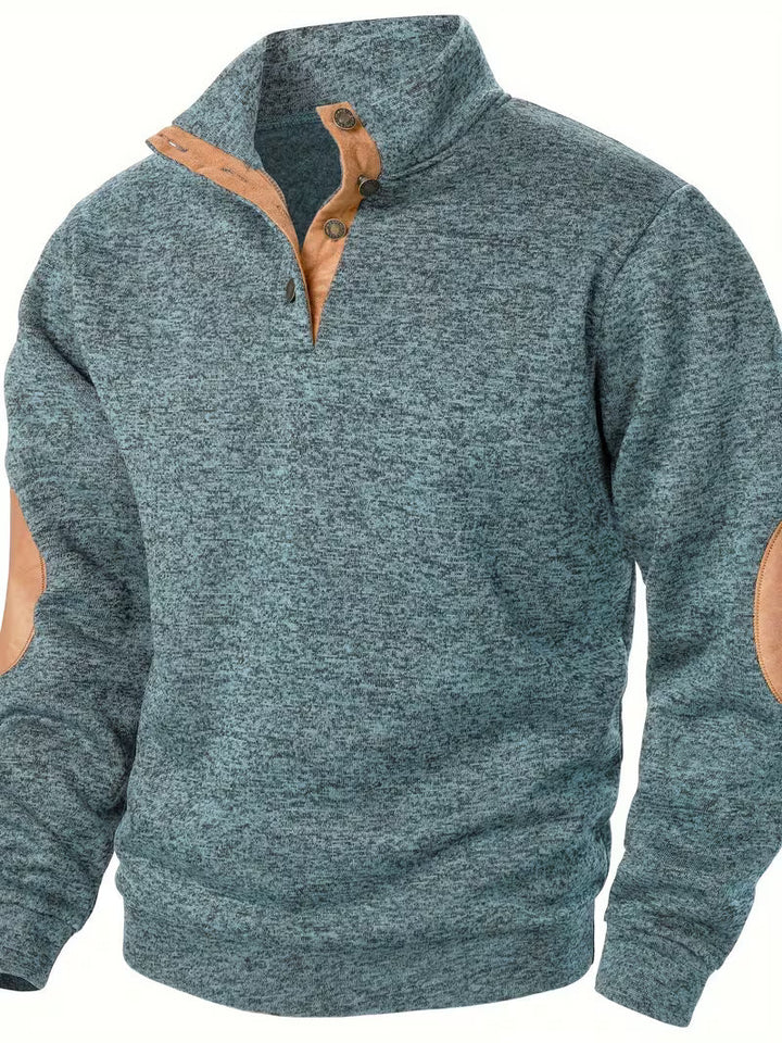 Kashyap - Sweat Shirt à col Montant et Manches Longues