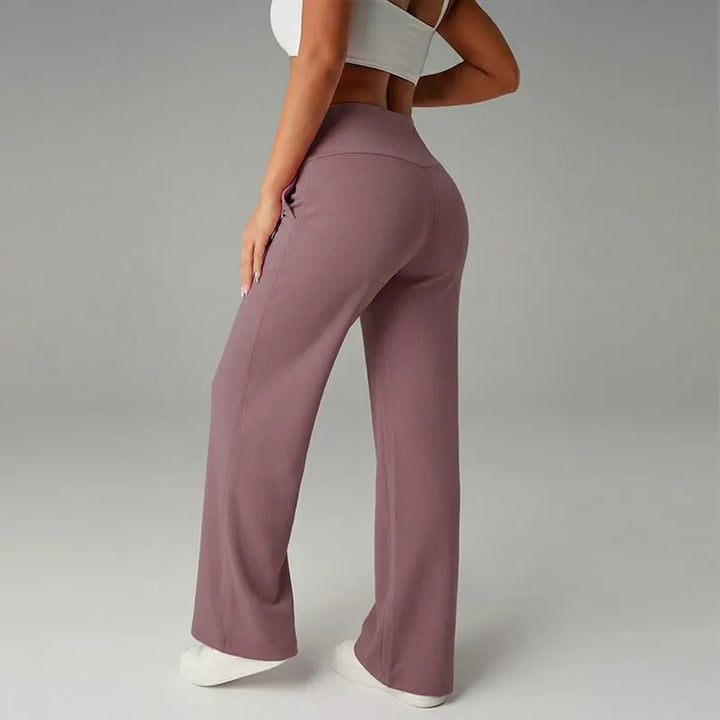 Alimatou - Pantalon Droit À Jambes Larges