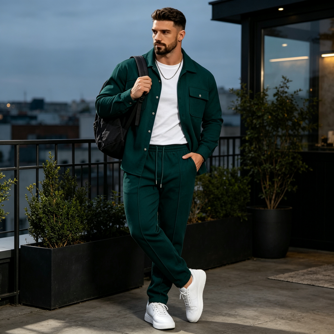 Gustave - Ensemble Chemise À Manches Longues Et Pantalon