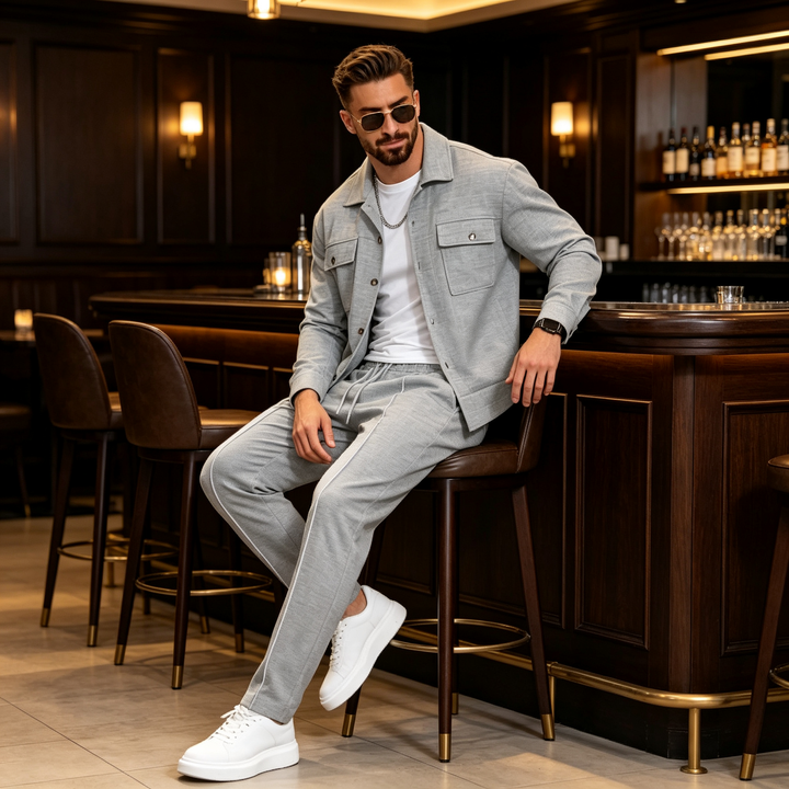Gustave - Ensemble Chemise À Manches Longues Et Pantalon