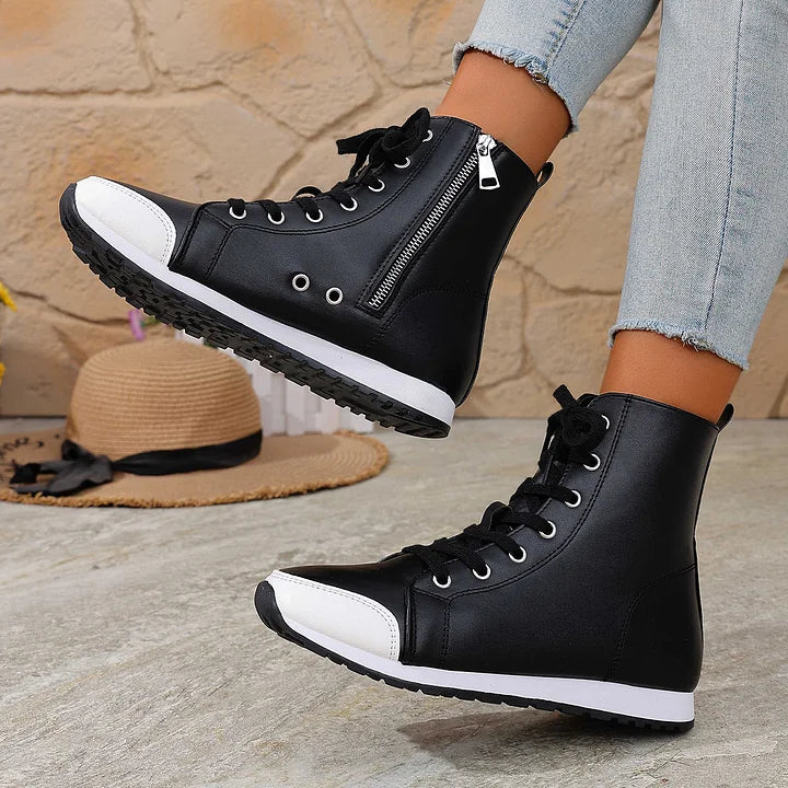 Theofani - Bottines respirantes à fermeture éclair