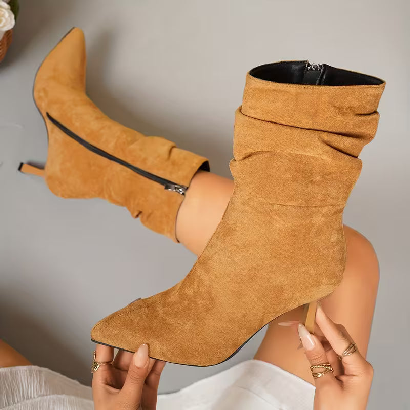 Tittana - Bottines À Talons Moyens Et Bouts Pointus