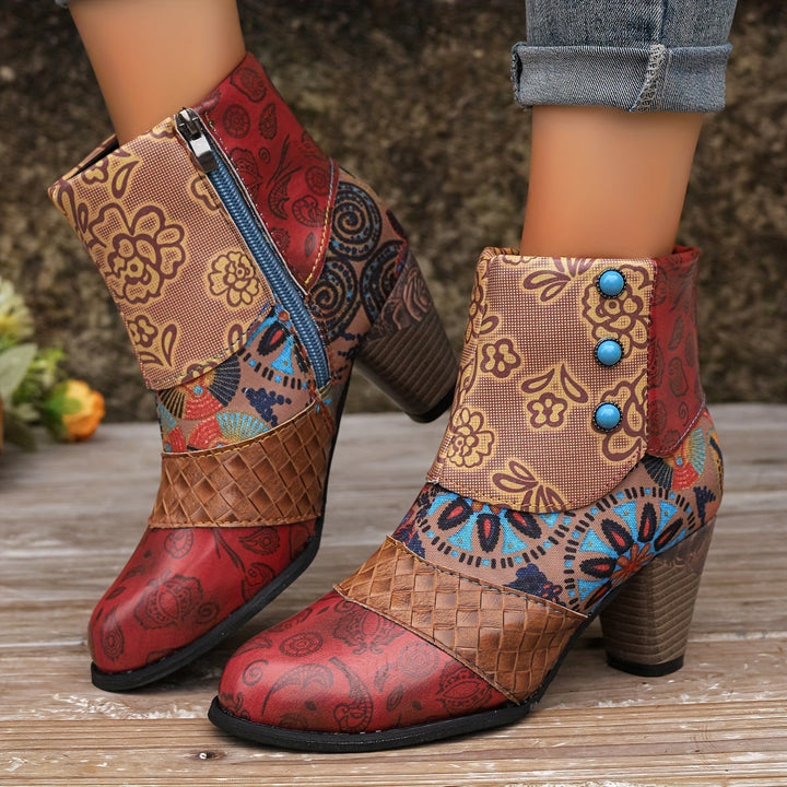 Marylin - Bottines À Talon Épais