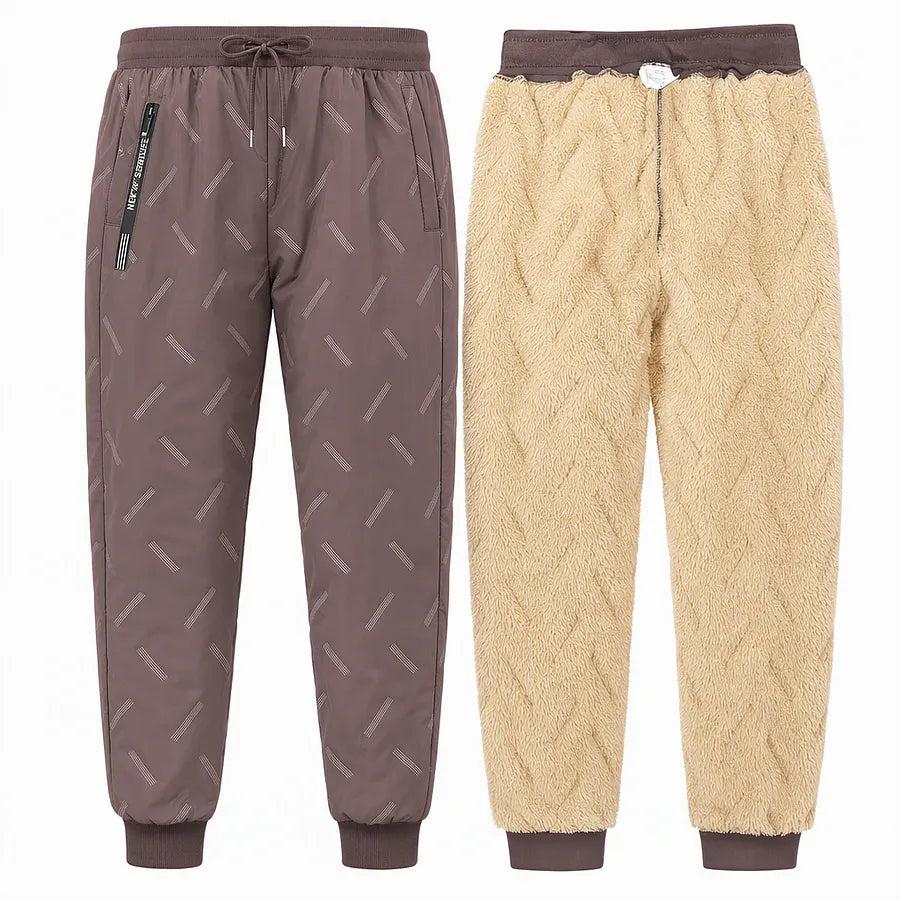 Kervina - Pantalon De Sport Coupe Ample Avec Doublure en Sherpa
