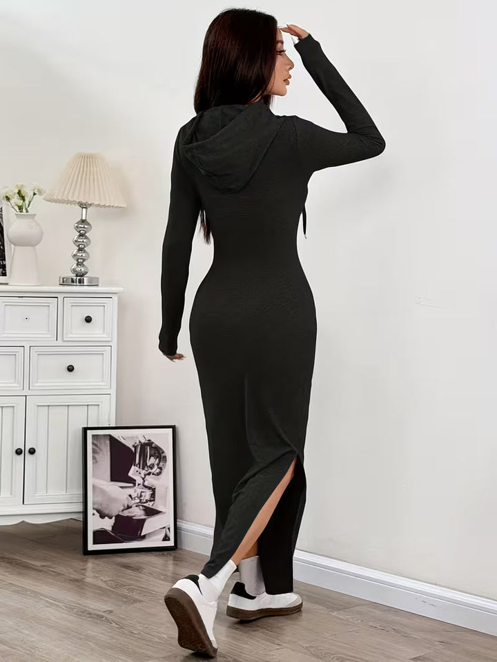 Dahye - Robe Longue À Manches Longues Et Capuche