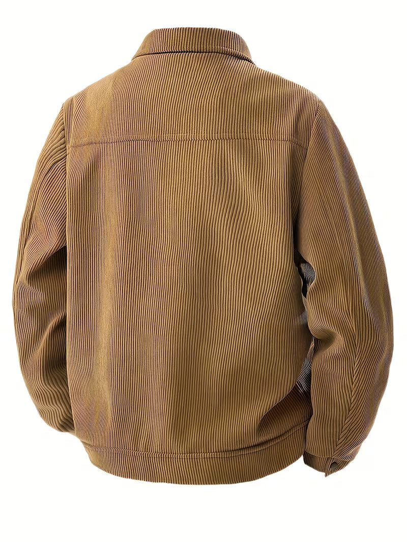 Matthaus - Veste en Velours Côtelé Avec Col et Poches à Rabat
