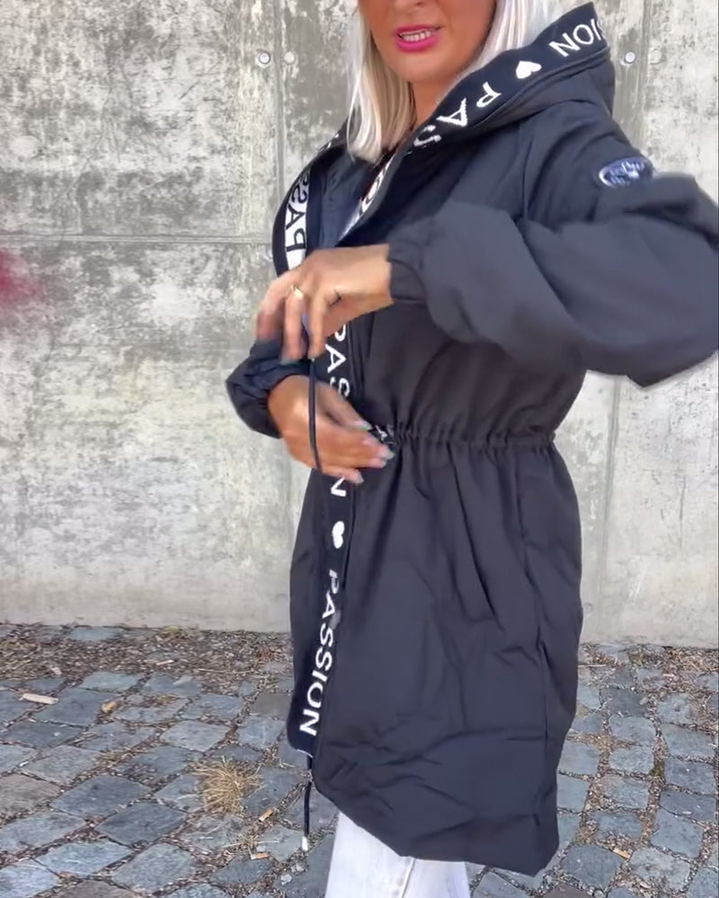 Neubauer - Trench Coat Long à Capuche