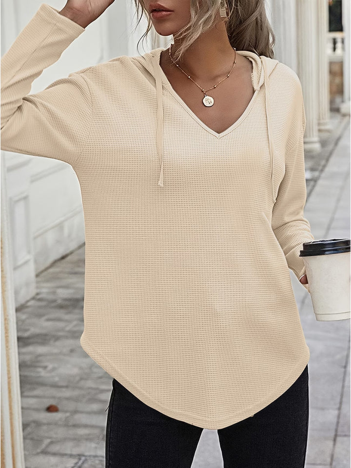 Seonie - Manches Longues Sweat À Capuche À Col en V