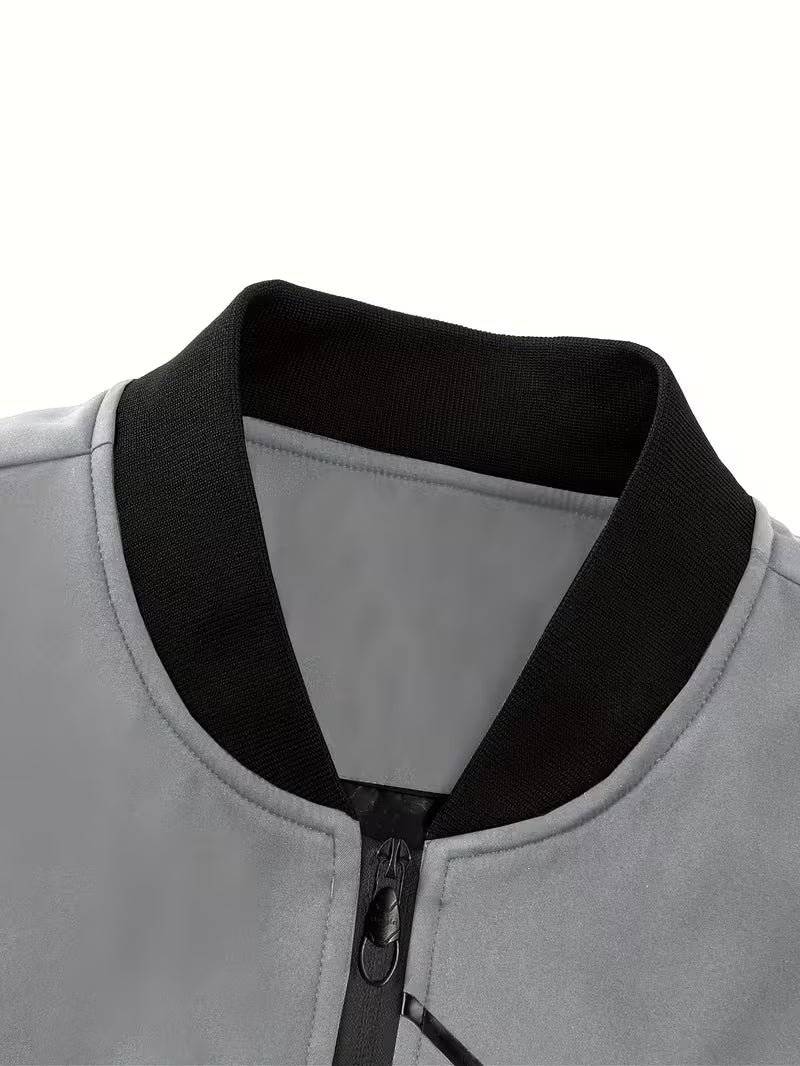 Akrum - Blouson Aviateur Décontracté Avec Fermeture Éclair