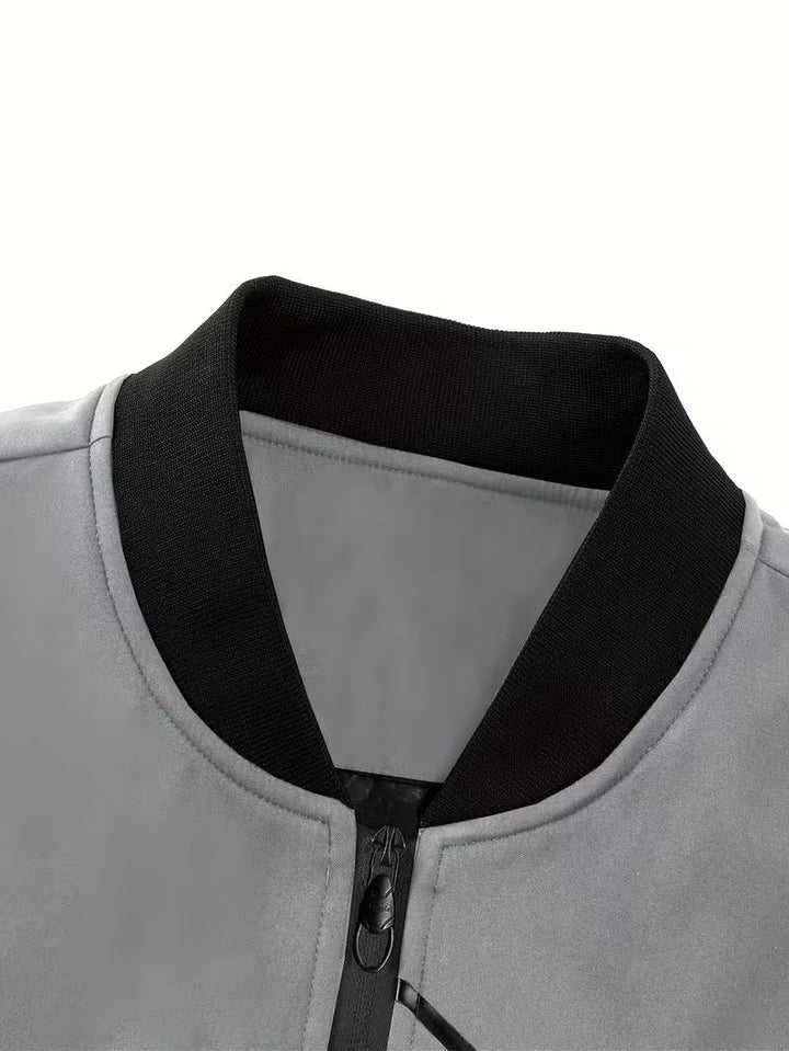Akrum - Blouson Aviateur Décontracté Avec Fermeture Éclair