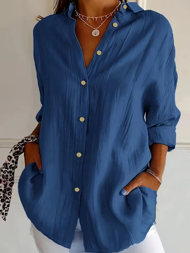 Soella - Chemise À Col, Manches Longues Et Boutons