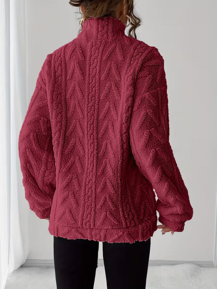 Nessia - Sweat-Chemise Polaire Chaud Et Polyvalent