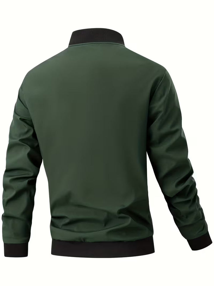 Akrum - Blouson Aviateur Décontracté Avec Fermeture Éclair