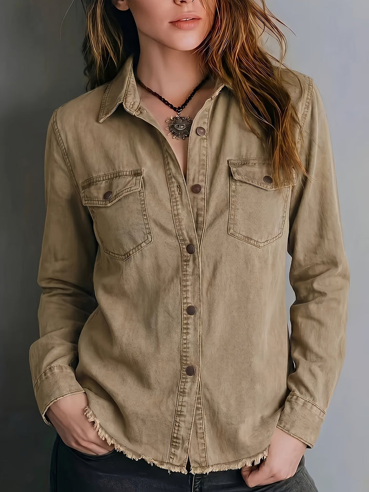 Blazka - Chemise Élégante À Boutons Sur Le Devant Avec Poche