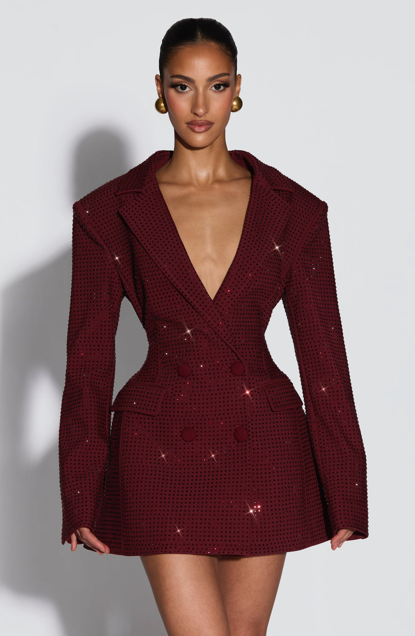 Zaerine - Robe-Blazer Courte Couleur Ivoire