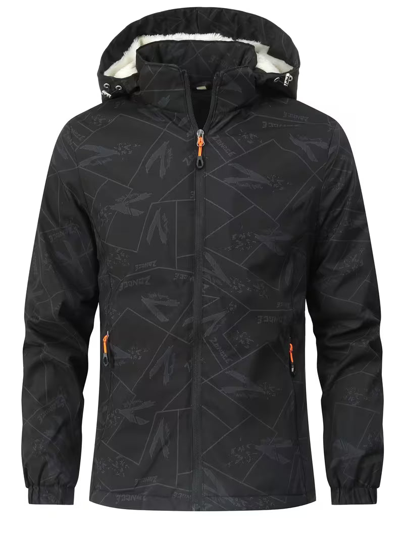 Karan - Veste À Capuche Doublée en Polaire