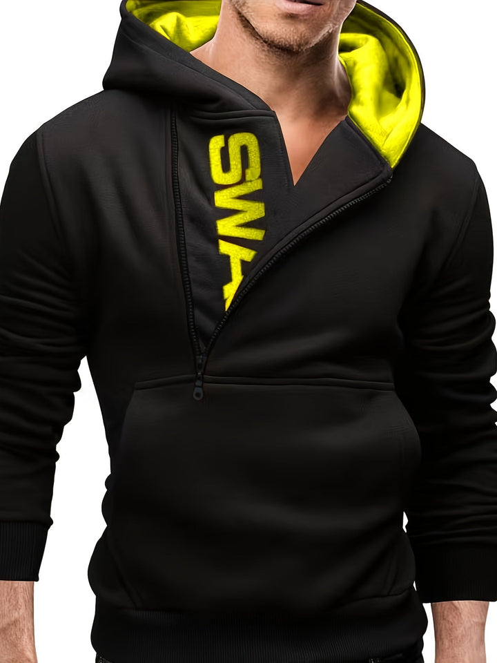 Erik - Sweat À Capuche Slim Fit À Manches Longues