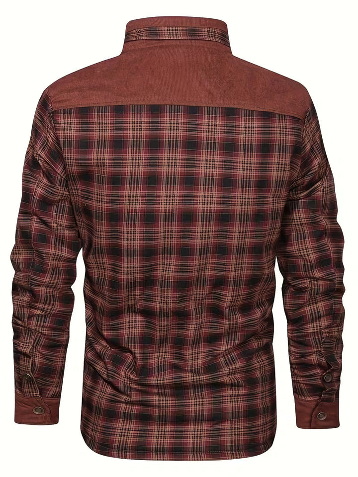 Kerrik - Veste À Carreaux Avec Revers Doublée De Peluche