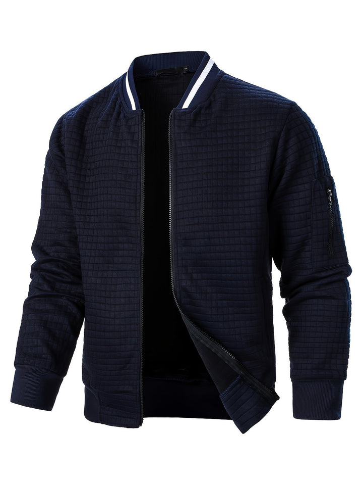 Benjie - Veste Cardigan À Col Montant Et Fermeture Éclair