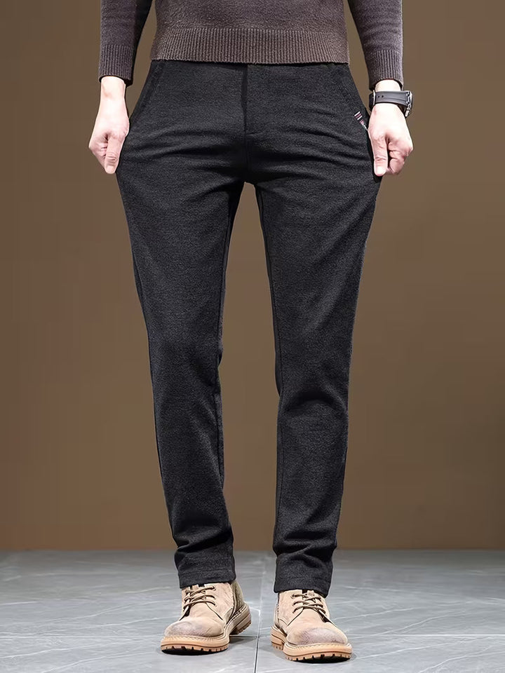 Talcott - Pantalon Décontracté Ajusté à Texture