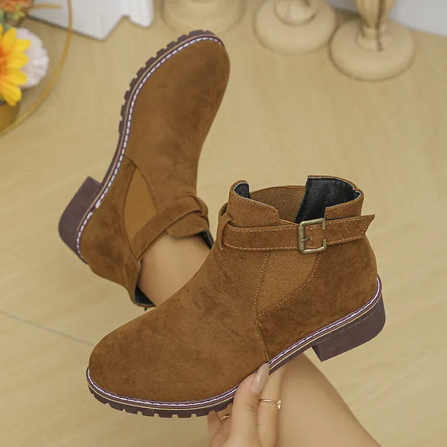 Fakina - Bottines À Boucle Décorative