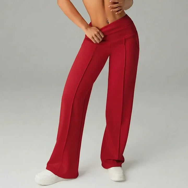 Alimatou - Pantalon Droit À Jambes Larges