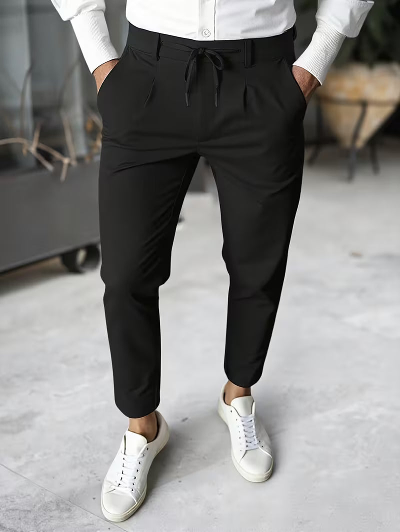 Krsto - Pantalon Haut De Gamme À Ceinture Élastique