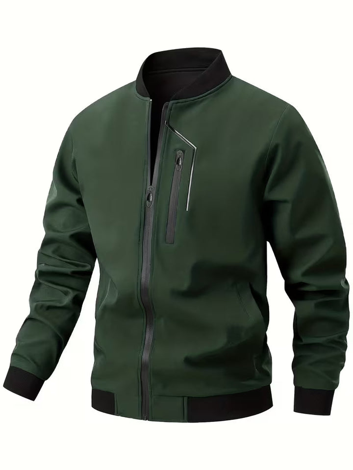 Akrum - Blouson Aviateur Décontracté Avec Fermeture Éclair