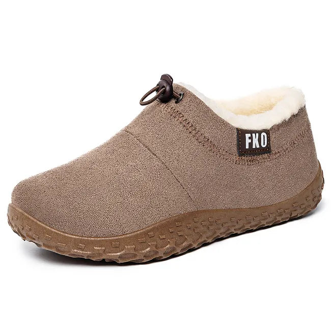 Kamira - Chaussures Confortables en Fausse Fourrure