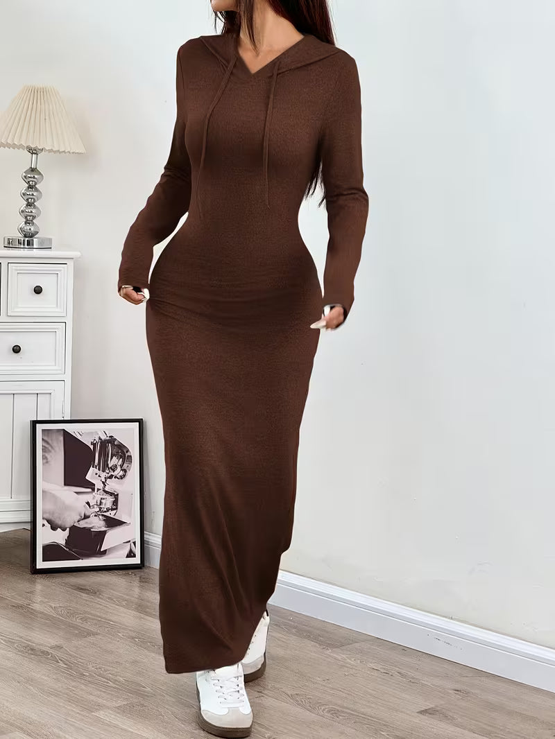 Dahye - Robe Longue À Manches Longues Et Capuche