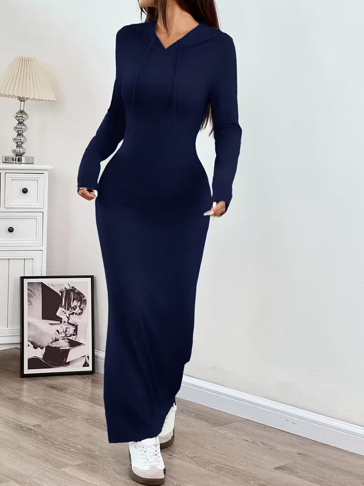 Dahye - Robe Longue À Manches Longues Et Capuche